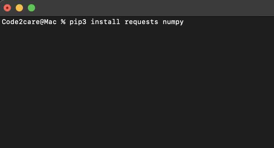Pip Install multiple packages at once